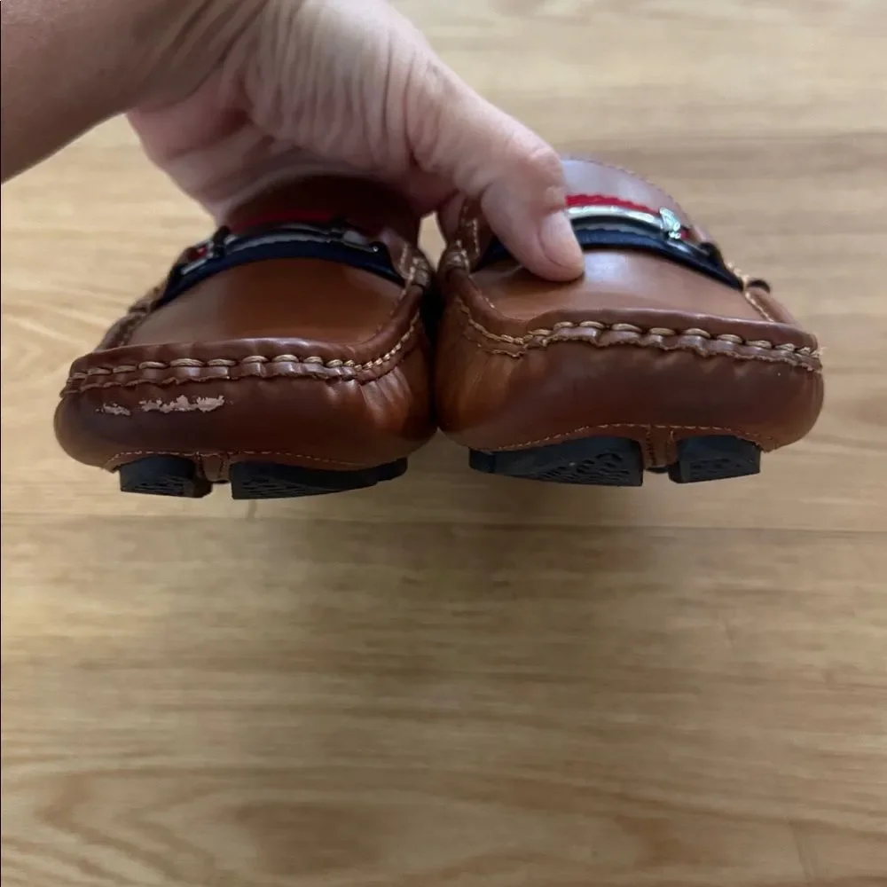 Bruno Marc Kids Brown Loafers Size 3 Dress Shoes Church Holiday Designer Look